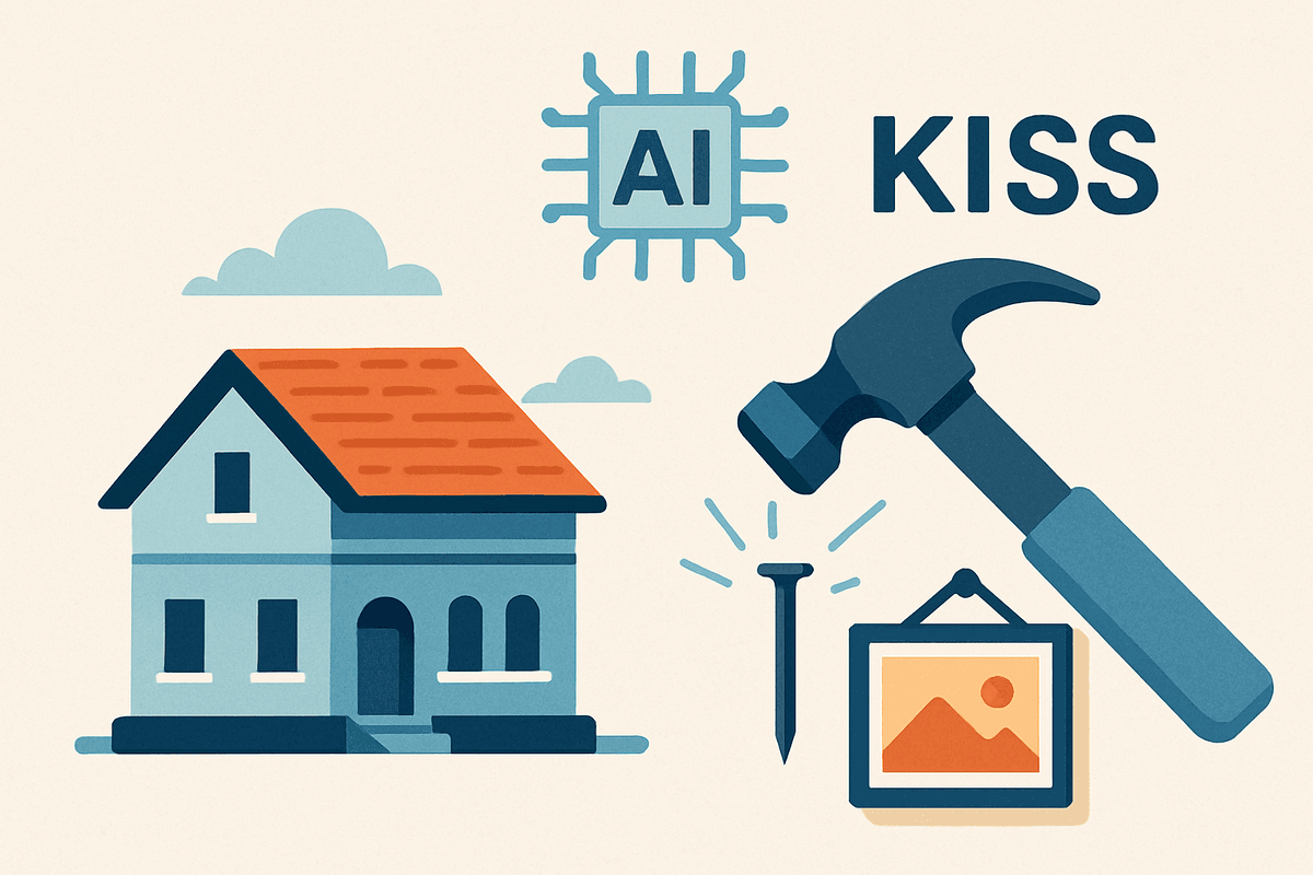 Use AI as the Hammer and KISS Your Way to Fast, Disposable Problem-Solvers header image